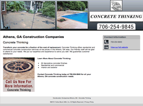 decorative concrete Athens
