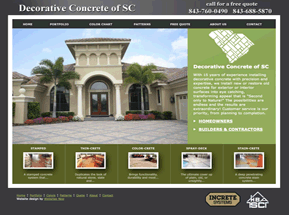 decorative concrete Charleston
