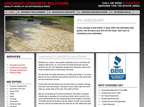 decorative concrete Cincinnati