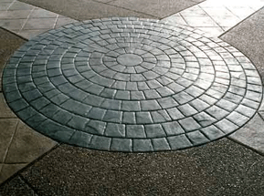 Stamped Concrete Retaining Walls