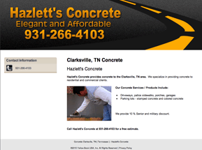 decorative concrete clarksville