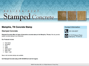decorative concrete Memphis