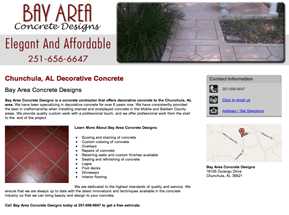 decorative concrete Mobile